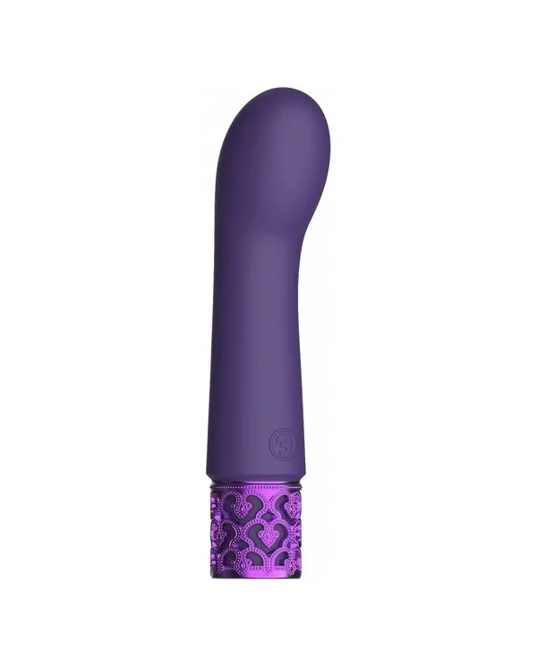 BIJOU RECHARGEABLE SILICONE BULLET MORADO