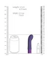 BIJOU RECHARGEABLE SILICONE BULLET MORADO