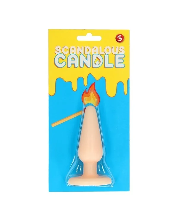 SCANDALOUS CANDLES BUTT PLUG FLESH