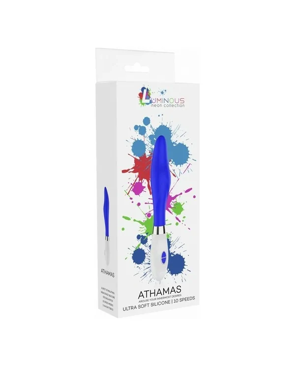 ATHAMAS ULTRA SOFT SILICONE 10 SPEEDS AZUL