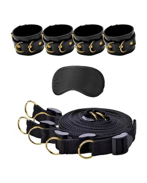 BED BINDINGS RESTRAINT SYSTEM LIMITED EDITION GOLD