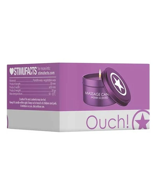 MASSAGE CANDLE MISCHIEVOUS SCENTED MORADO