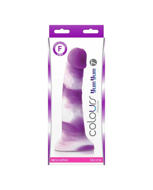 YUM YUM DILDO 7 INCH MORADO