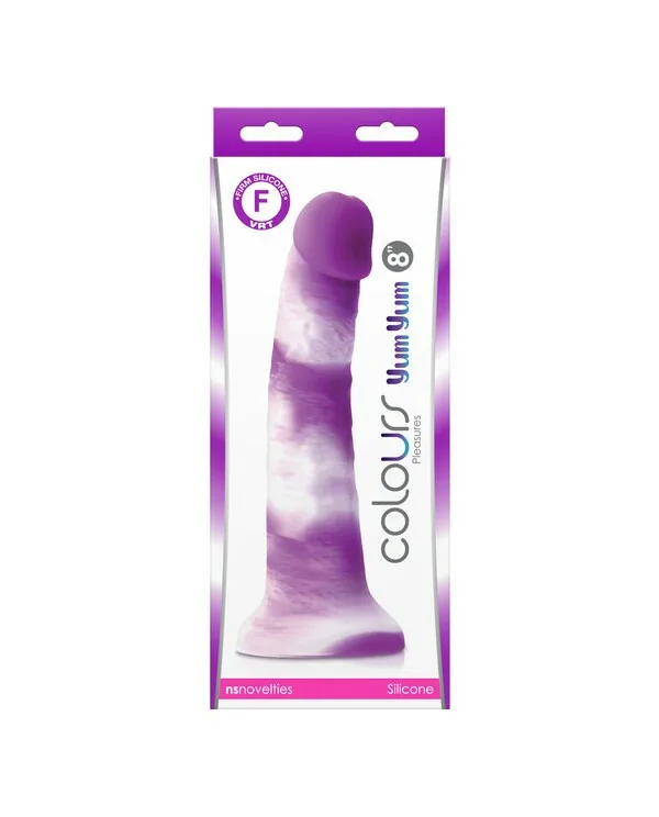 YUM YUM DILDO 8 INCH MORADO