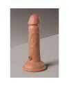 6 INCH 2 DENSITY SILICONE COCK CARAMELO