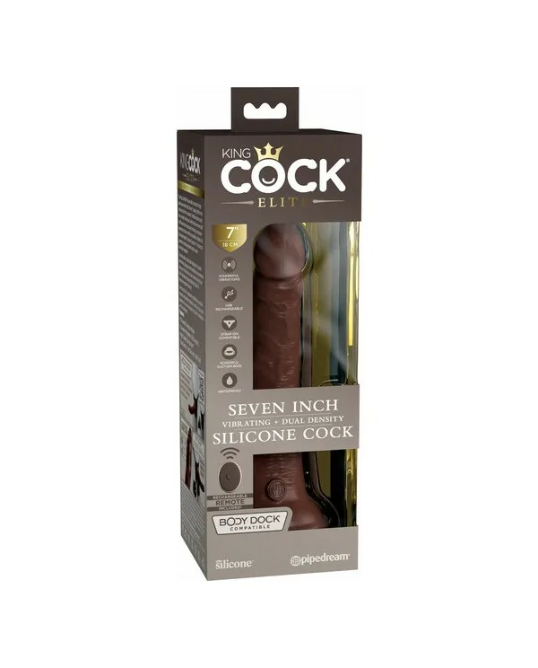 7 INCH 2 DENSITY VIBE COCK MARRoN