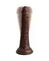 7 INCH 2 DENSITY VIBE COCK MARRoN