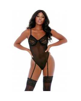 FELINE FEISTY CHEETAH CUP BODY NEGRO