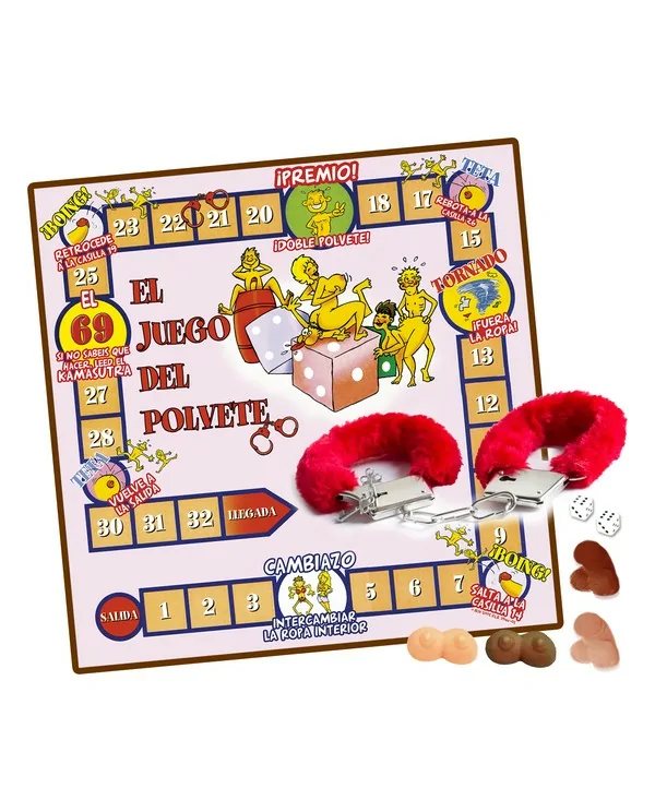 JUEGO POLVETE ESPOSAS POLIAMOR 4 JUGADORES