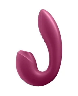 SATISFYER SUNRAY VIBRADOR INSERTABLE CON AIR PULSE - MORADO