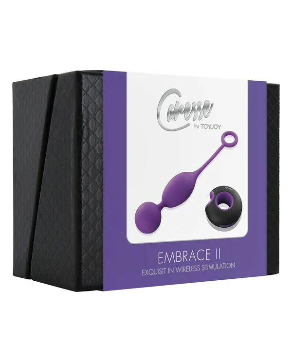 EMBRACE II BOLAS CHINAS CONTROL REMOTO 7 FUNCIONES LILA Y NEGRO