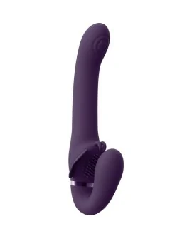 VIVE SATU - STRAPLESS CON ONDAS DE PULSO Y VIBRACIÓN - PÚRPURA