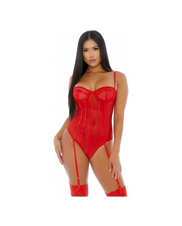 SHEER UP MESH CONJUNTO ROJO