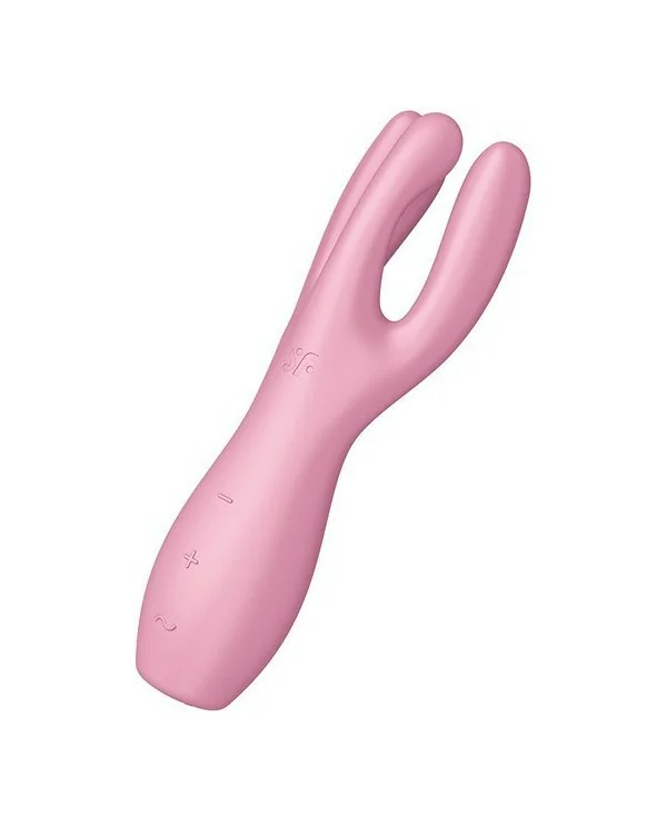 SATISFYER THREESOME 3 LAY ON VIBRADOR ROSA