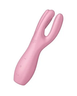 SATISFYER THREESOME 3 LAY-ON VIBRADOR - ROSA