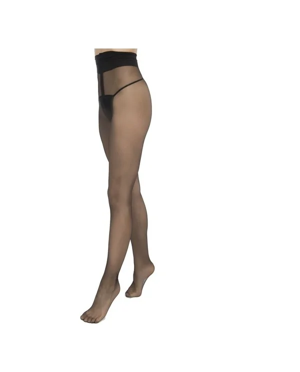 PANTY LICRA RELAX 30 DEN LOTE DE 2 COLOR NEGRO