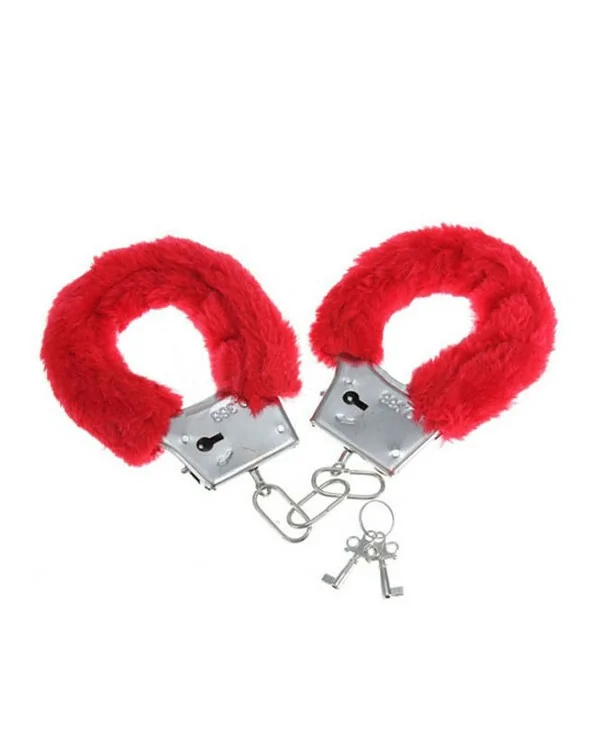 ESPOSAS DE PELUCHE ROJO