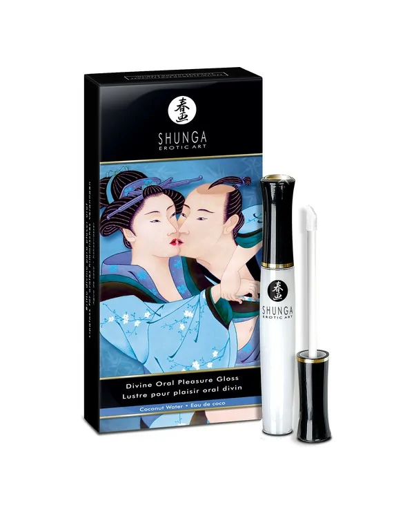 SHUNGA GLOSS PARA EL PLACER ORAL CON SABOR A COCO