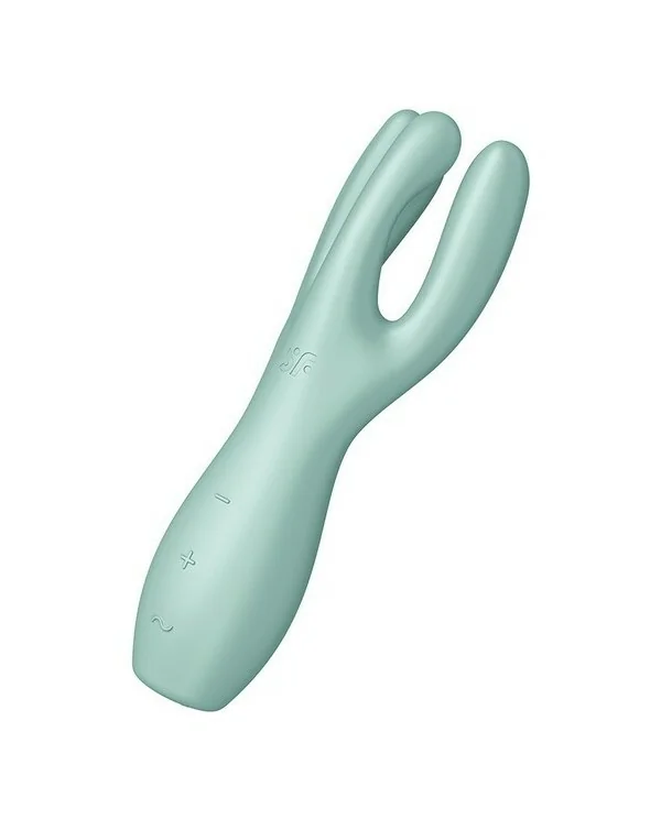 SATISFYER THREESOME 3 LAY ON VIBRADOR VERDE