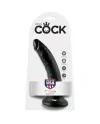 KING COCK PENE REALISTICO 18 CM NEGRO