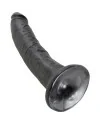 KING COCK PENE REALISTICO 18 CM NEGRO