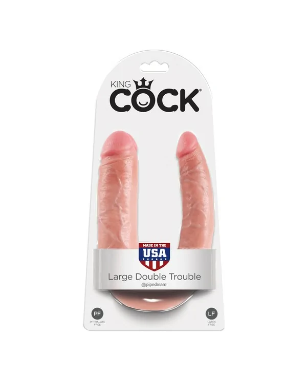 KING COCK PENE REALISTICO DOBLE LARGE