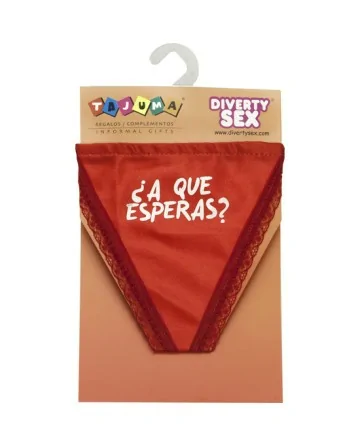 TANGA ROJO CHICA A QUE ESPERAS