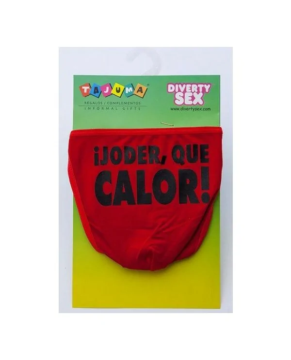 TANGA ROJO CHICO JODER QUE CALOR