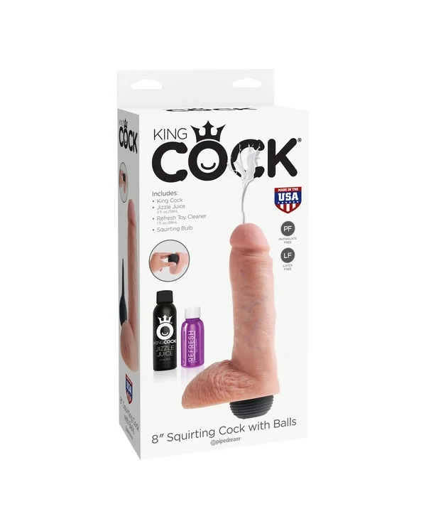 KING COCK PENE EYACULADOR 20 CM