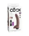 KING COCK PENE EYACULADOR MARRoN 9 CM