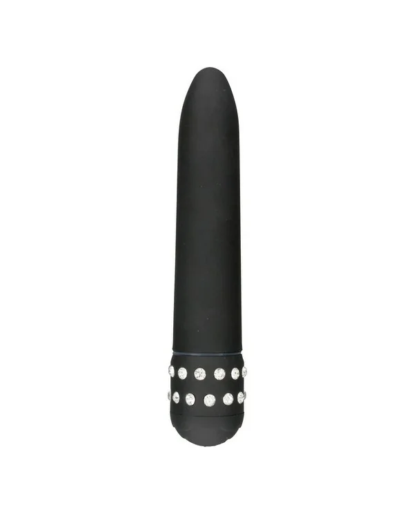 PEQUENO VIBRADOR DE DIAMANTES NEGRO