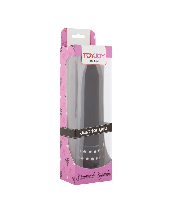 PEQUENO VIBRADOR DE DIAMANTES NEGRO