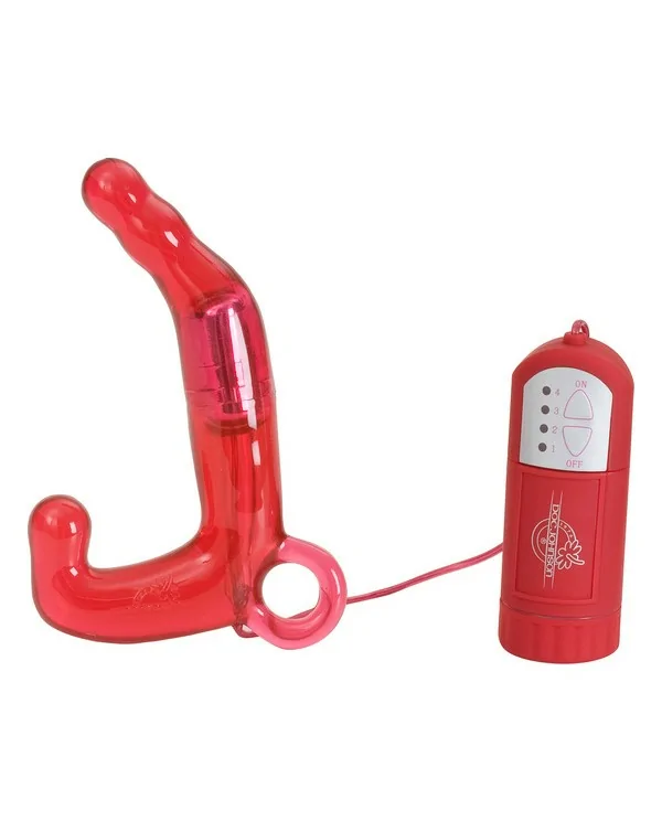 MEN PLEASURE WAND VIBRADOR MASCULINO ROJO