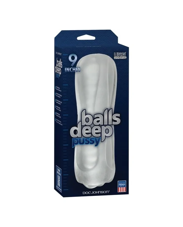 BALLS DEEP MASTURBADOR VAGINA 23 CM TRANSPARENTE