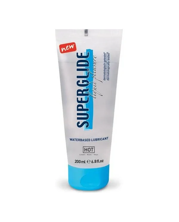 SUPERGLIDE LIQUID PLEASURE LUBRICANTE BASE DE AGUA 200 ML