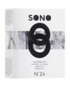 SONO N 24 SET ANILLOS PENE SILICONA NEGRO