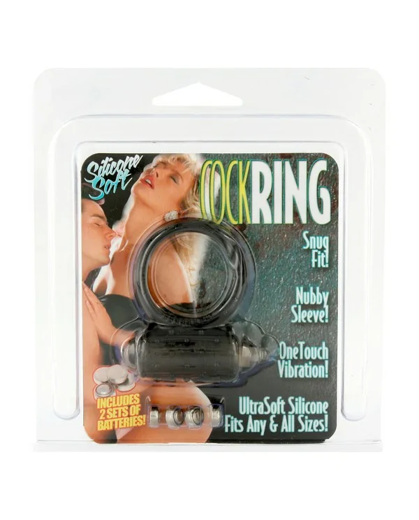 ANILLO MINI VIBRADOR NEGRO