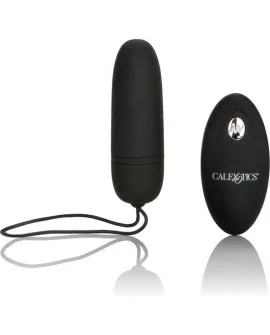 HUEVO VIBRADOR DE SILICONA CON MANDO NEGRO