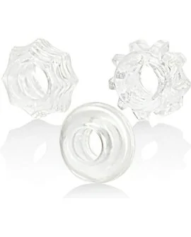 KIT DE TRES ANILLOS REVERSIBLES TRANSPARENTES