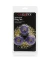 KIT DE TRES ANILLOS REVERSIBLES MORADO