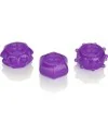 KIT DE TRES ANILLOS REVERSIBLES MORADO