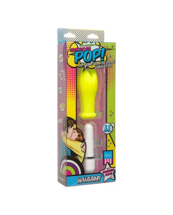 AMERICAN POP VIBRADOR WHAAM AMARILLO