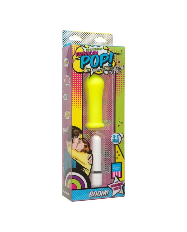 AMERICAN POP VIBRADOR BOOM AMARILLO