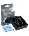 POTENZPLUS KIT DE 3 ANILLOS PARA EL PENE S M L NEGRO