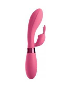 OMG! RABBITS - SELFIE VIBRADOR DE SILICONA, ROSA