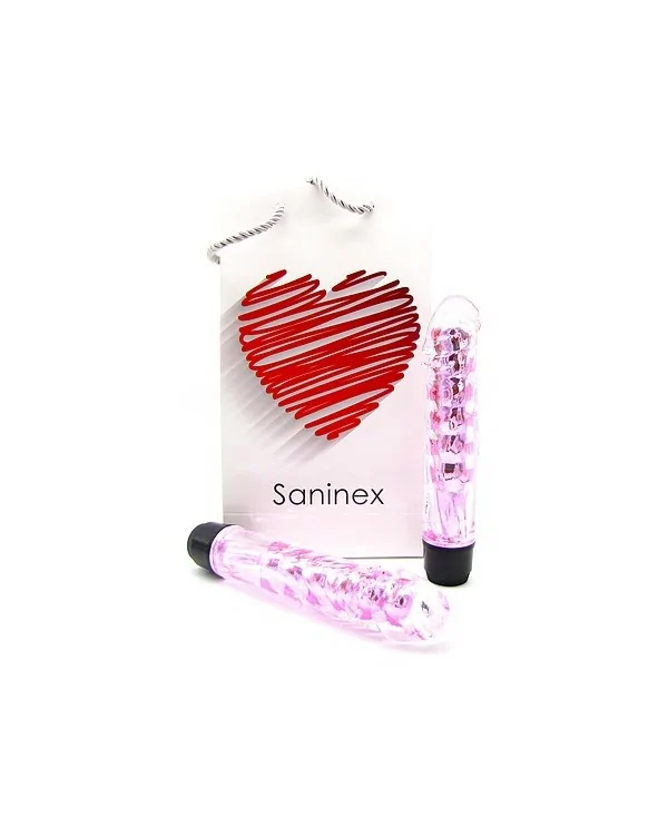 SANINEX VIBRADOR FANTASTIC REALITY METaLICO ROSA