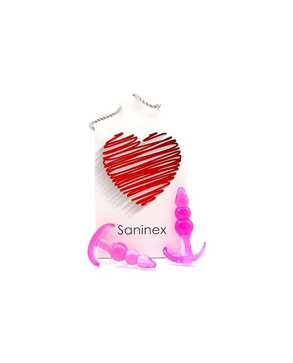 SANINEX PLUG INITIATION 3D PLEASURE ECONOMIC LINE ROSA