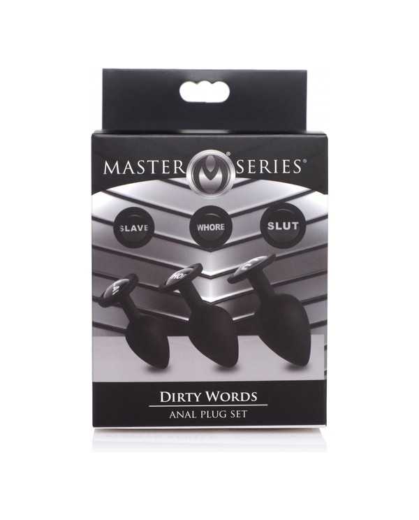 MASTER SERIES SET PLUG DE SILICONA BLACK