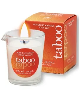 TABOO VELA DE MASAJE PARA ELLA PECHE SUCRE AROMA NECTARINA