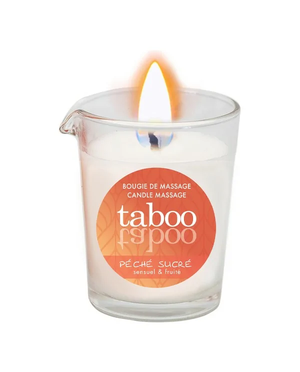 TABOO VELA DE MASAJE PARA ELLA PECHE SUCRE AROMA NECTARINA